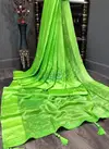 Divya Fashion 4028 Latest Designer satin Silk Festival Wear With Fancy Embroidery Mirror Work Saree Collection 